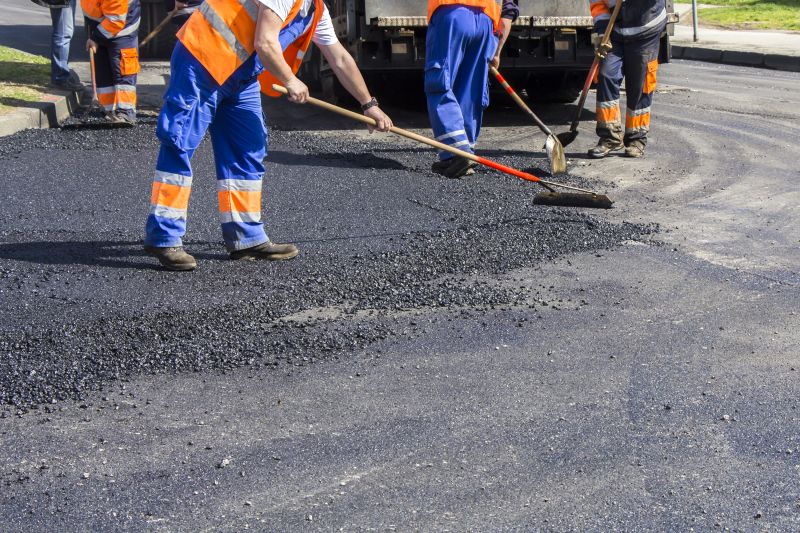 Winter Asphalt Work