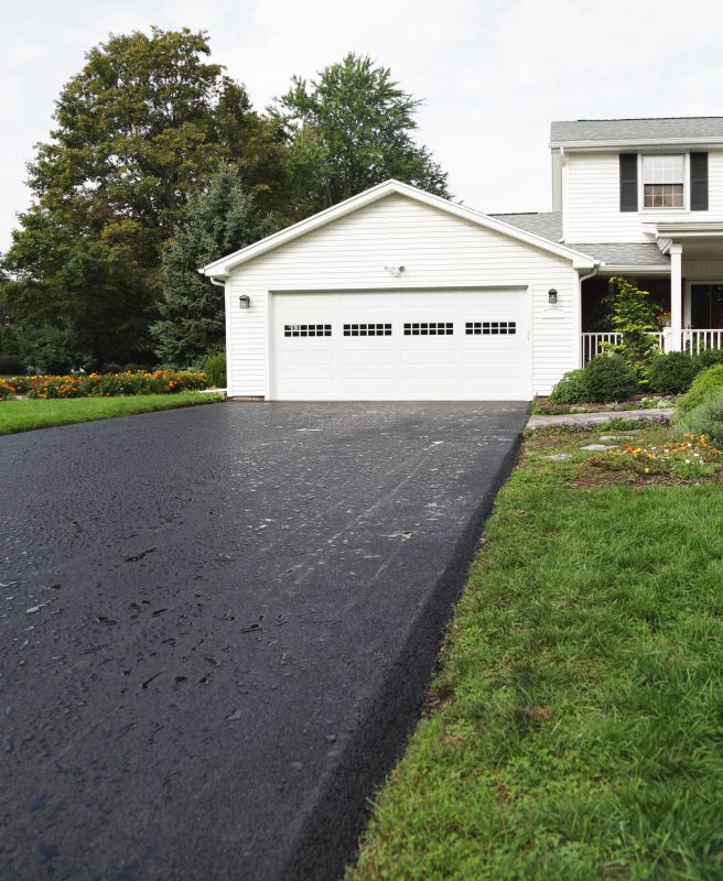 Blacktop Driveway Close-Up