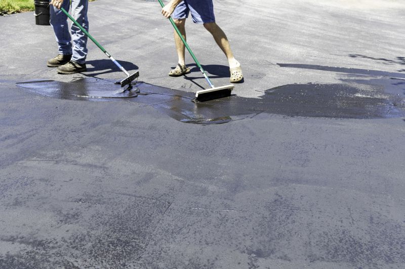 Sealcoating in Progress